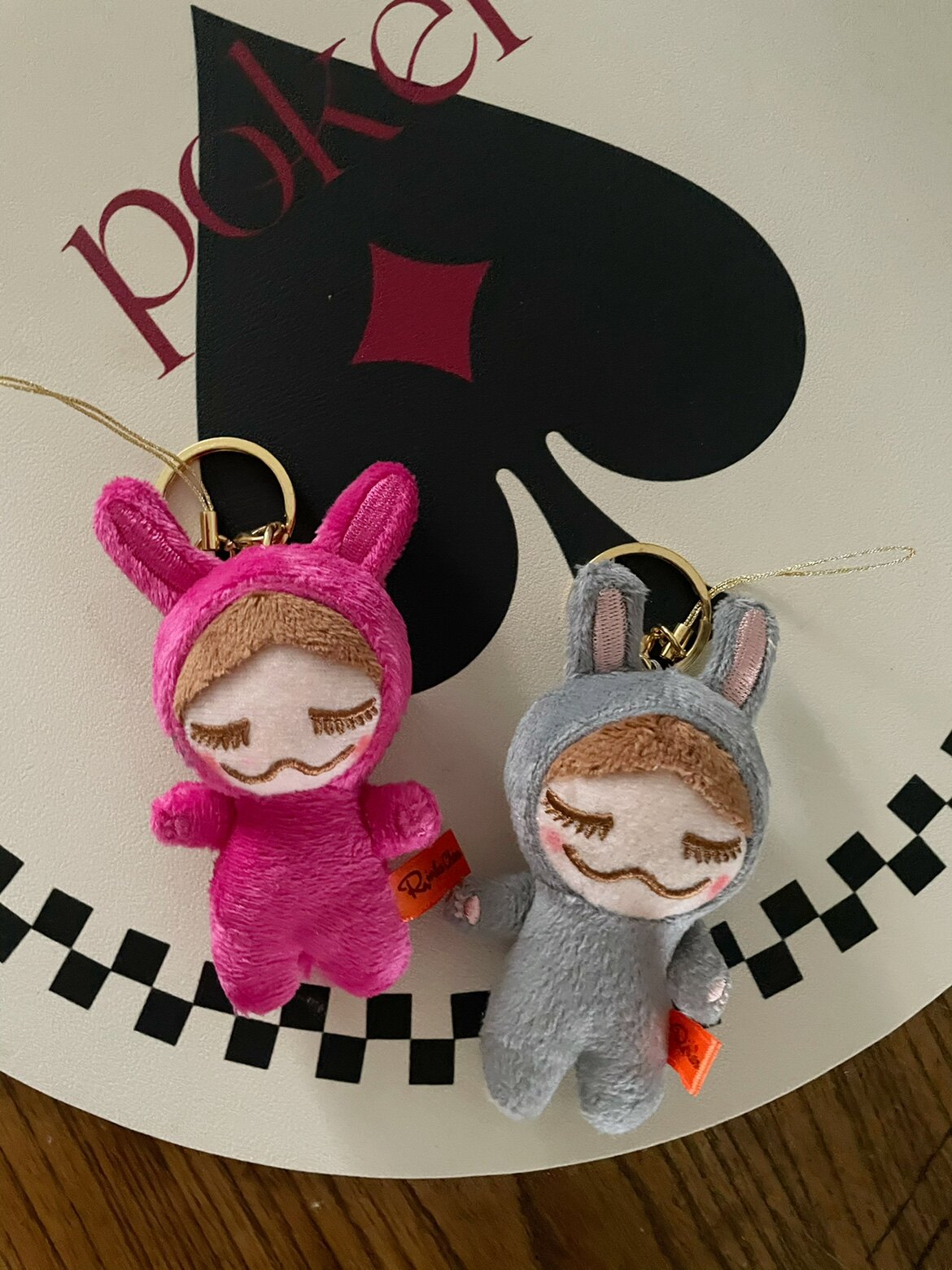 猫猫为之倾倒的漂亮梨花娃娃挂件钥匙扣