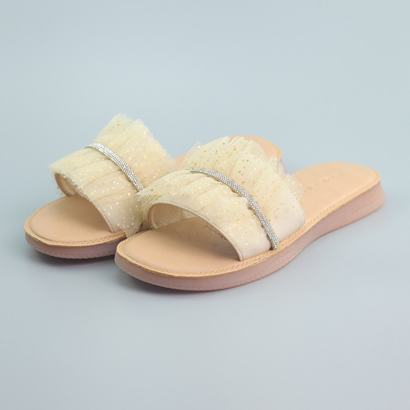 珂卡芙夏季新款女鞋子女凉拖鞋外穿时尚平底一字拖百搭舒适仙女风