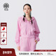 TCH甜妹时尚 卫衣外套女2025春夏新款 运动拉链衫 粉色休闲宽松短款