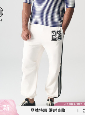 TCH 轻奢2025春季新款烫钻时尚宽松潮流卫裤休闲长裤T72A206031