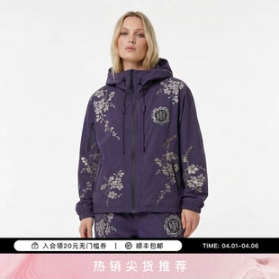 TCH潮牌烫钻梅花连帽工装 78A27E1028 外套女宽松夹克男26春夏新款