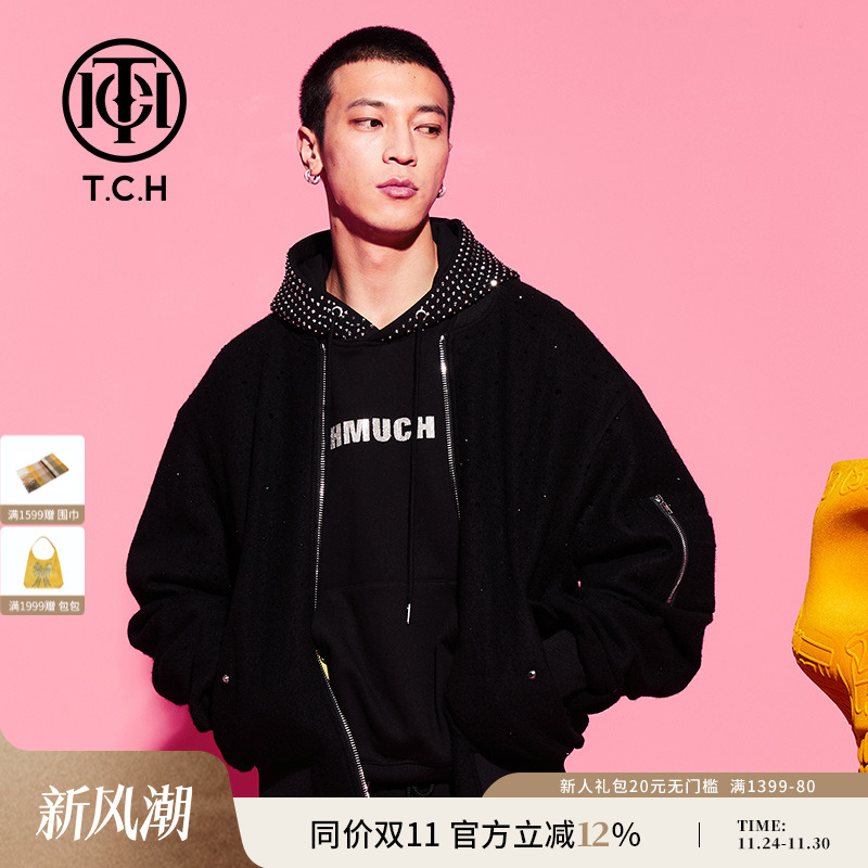 TCH轻奢拉链设计外套夹克