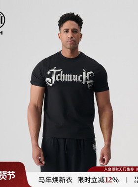 TCH经典印花烫钻宽松圆领短袖T恤男女同款2025春夏新款T72B106202