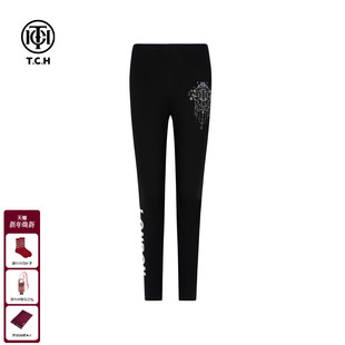 显瘦打底裤 TCH私服烫钻25秋季 休闲百搭修身 时尚 女T75C23B1002 新款