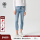 牛仔裤 TCH T72A208007 时尚 百搭烫钻修身 轻奢2025春季 新款