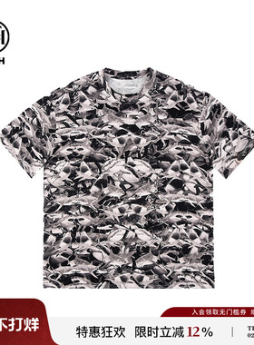 TCH 轻奢夏季新款烫钻个性短袖T恤上衣男女同款T72B106207