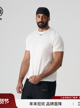 【苏醒同款】TCH百搭高级感白色宽松T恤短袖男夏新款T72B106001
