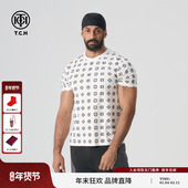 TCH T恤T72B106085 休闲短袖 轻奢系列2025春夏新款 烫钻满印时尚