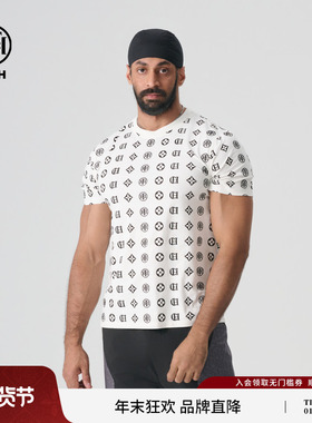 TCH 轻奢系列2025春夏新款烫钻满印时尚休闲短袖T恤T72B106085