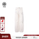 TCH私服字母logo烫钻直筒阔腿单里休闲牛仔长裤 T75C20E5088