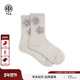 TCH秋冬新款 星芒烫钻灰色袜子女透气舒适百搭中筒袜子T75D55E1023