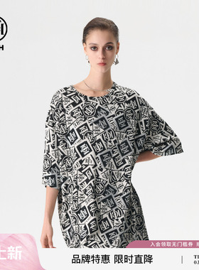 TCH轻奢2025春夏季新款烫钻个性短袖T恤男女同款T72B106209