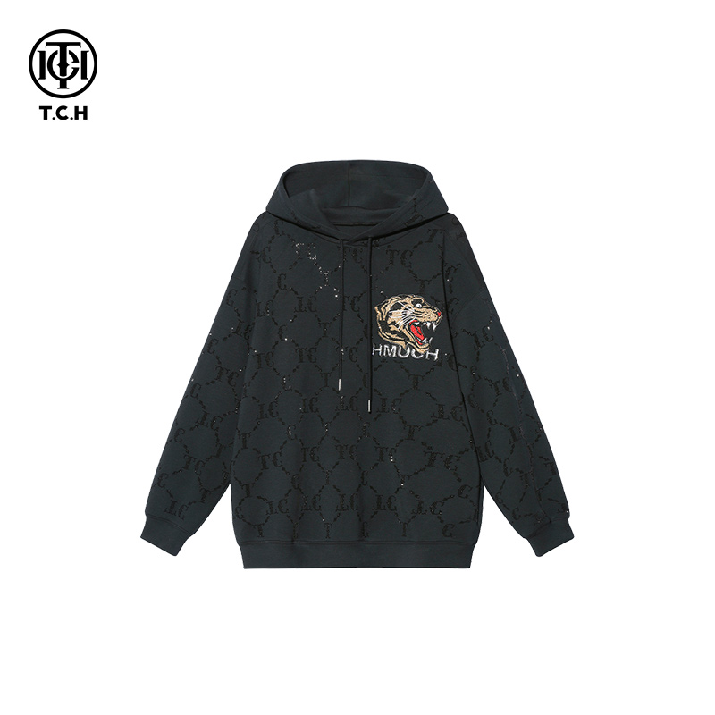 TCH卫衣新款连帽套头休闲上衣