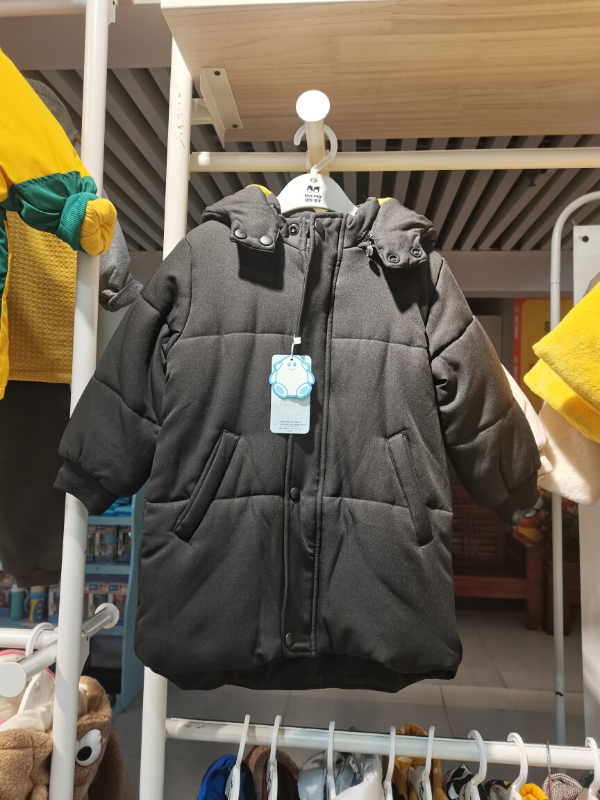 婴姿坊男女中小童棉服外套冬季保暖外套连帽休闲保暖上衣断码清仓