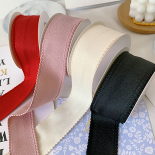 4cm泡泡珍珠棉丝带布带花边缎带彩带花束礼品包装DIY手工蝴蝶结