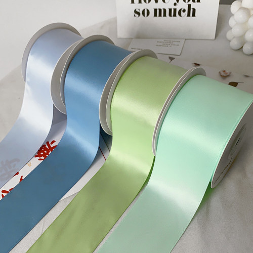 5cm高品质加密双面涤纶带婚礼diy蝴蝶结礼品包装缎带织带辅料丝带