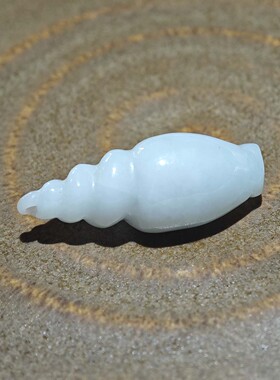 天然翡翠海螺小旁挂文玩配饰