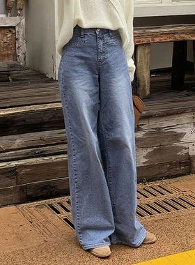 六1125韩国正品fin-e-than-kyou--25304 牛仔裤区优雅冬季气质