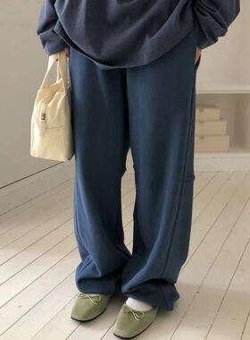 六1125韩国正品43285 休闲裤区春冬简约韩版街头可爱优雅冬季气质