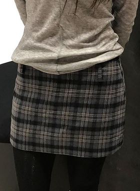 六1125韩国正品10831 半身裙区可爱都市冬季复古正品修身休闲欧美