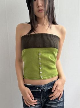 六1125韩国正品tips-s-y1936 背心区冬款高档新款原宿直邮潮流