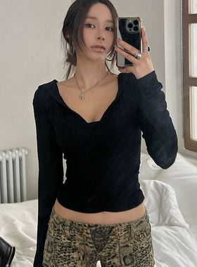 六1125韩国正品j-n-s-tore-2206 T恤区春冬别致韩版简洁可爱都市