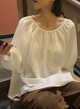 六1125韩国正品dailyj-ou-22980 衬衫区韩版简洁可爱都市冬季复古