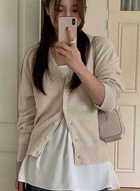 六1125韩国正品withyoon--18915 针织衫区时装正品舒适冬款高档