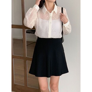 九1226韩国东大门衬衫-区OPN-8730400春冬原宿韩版潮流可爱学院