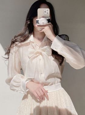 六1125韩国正品miran-gmiran-g-3460 衬衫区直邮高端甜美百搭春冬