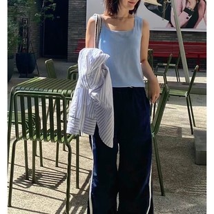 八0720韩国东大门背心区4350199直邮档口甜美瑞丽秋夏高端韩版