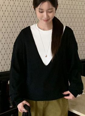 六1125韩国正品alit-tle-b--18283 针织衫区春季经典通勤流行纯色