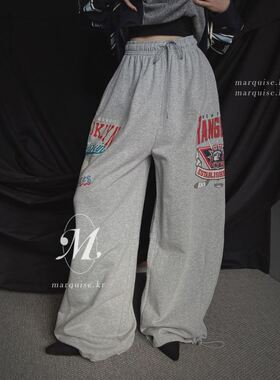 六1125韩国正品marquis-e-11417 裤子区新款原宿直邮潮流甜美学院