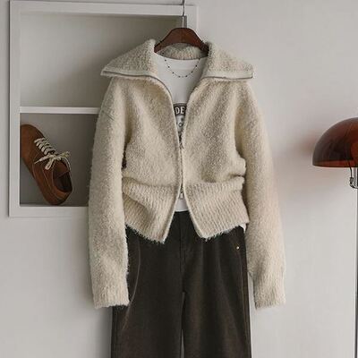 六1125韩国正品its-ooda-lab--6051 针织衫区通勤流行纯色英伦