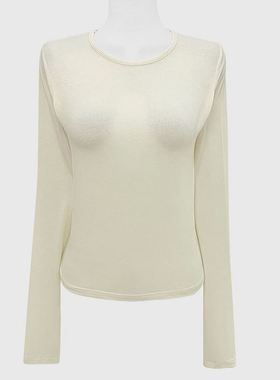 六1125韩国正品43140 T恤区通勤端庄纯色时装正品舒适冬款高档