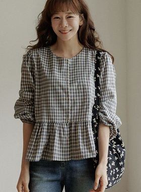 六1125韩国正品queen-s-pider-17097 衬衫区欧美直邮大气人气精致