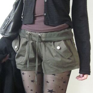 六1125韩国正品hippiedippy-6072 裤子区都市冬季复古正品修身