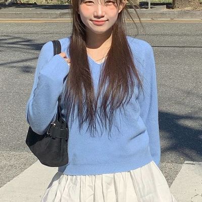 六1125韩国正品kklimin-g540 针织衫区舒适冬款高档新款原宿直邮