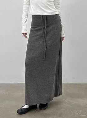 六1125韩国正品b-lack-up41894 半身裙区清新通勤端庄纯色时装