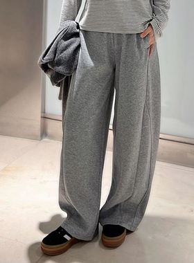 六1125韩国正品holia-17443 裤子区清新通勤端庄纯色时装正品舒适