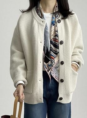 六1125韩国正品run-o-16957 针织衫区甜美百搭春冬别致韩版简洁