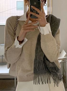 六1125韩国正品the-mood-26871 针织衫区大气人气精致冬季新潮