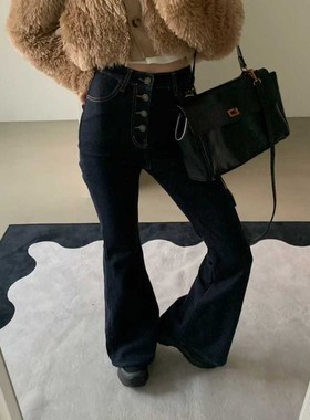 九1226韩国东大门运动牛仔裤区VERANDA-8732057知性甜美英伦春冬