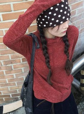 六1125韩国正品moraehous-e-f6fc2d 卫衣区冬季复古正品修身休闲