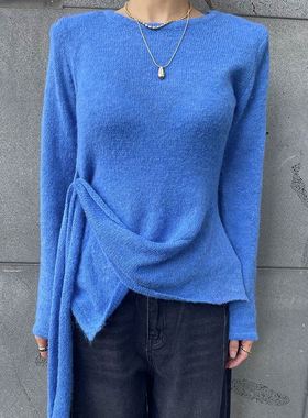 六1125韩国正品90863 针织衫区个性休闲街舞直邮魅力人气洋气春季