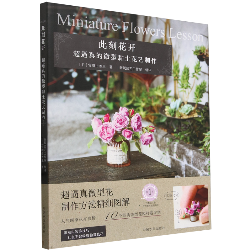 此刻花开:超逼真的微型黏土花艺制作