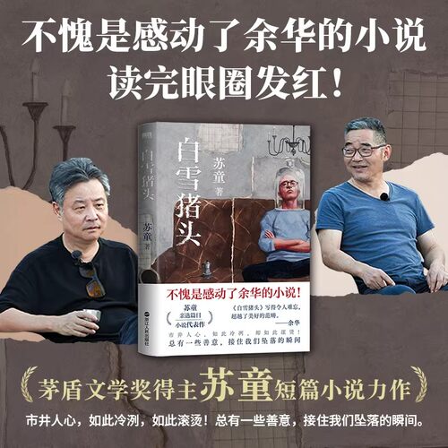现货 白雪猪头 好天气 茅盾文学奖得主苏童亲选18篇各具风格市井冷暖的经典作品 永恒的香椿树街 挣扎在善恶爱恨间的小人物众生相