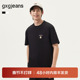 T恤男短袖 gxg.jeans男装 时尚 字母刺绣简约商务男士 25年夏季 新款