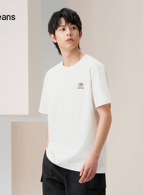 gxg.jeans男装夏季新款圆领短袖T恤J24D442060