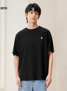 gxg.jeans男装2024年夏季新款圆领短袖T恤J24D442040